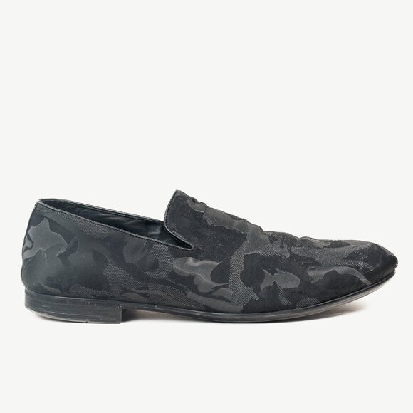 NEW JIMMY CHOO Men\'s Black Camouflage Sloane Loafers (Size 42) NEW JIMMY CHOO Men main image 3